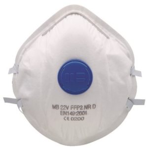 STØVMASKE P2 MVENTIL 10PK