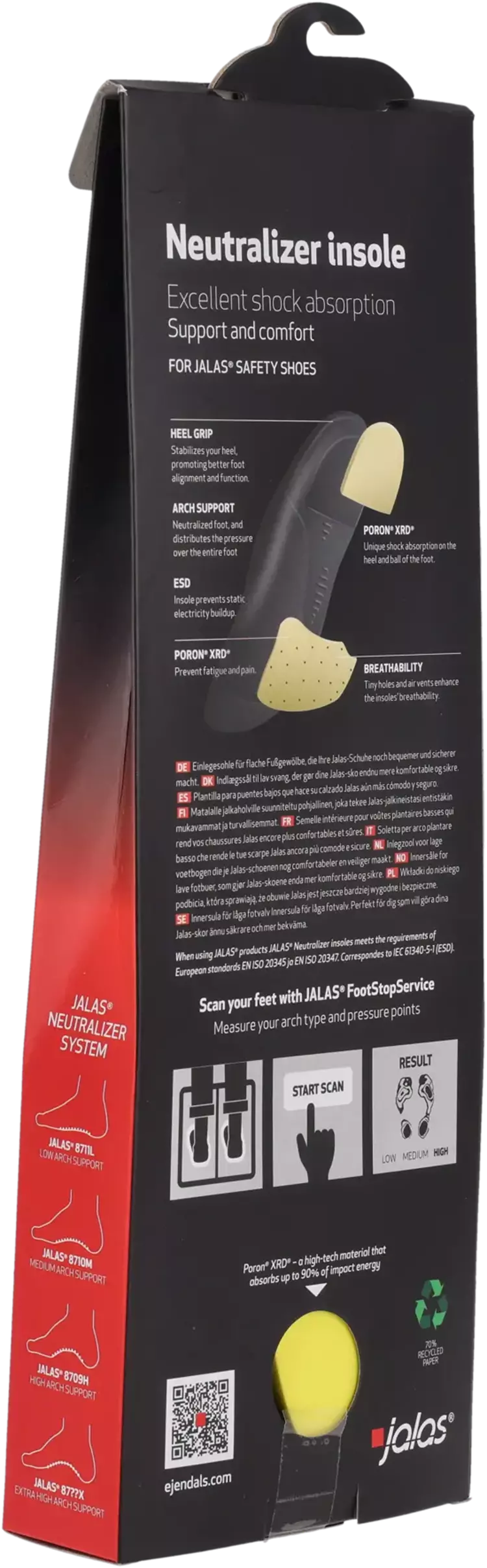 JALAS Neutralizer 8711L LOW ARCH - Bilde 4