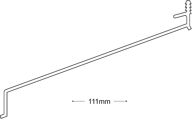 AL.VANNBORD 5169 HVIT 111 MM NCS 0502 Y GL 80 - Bilde 2