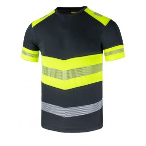 T-skjorte Bergo Print Hi-Vis