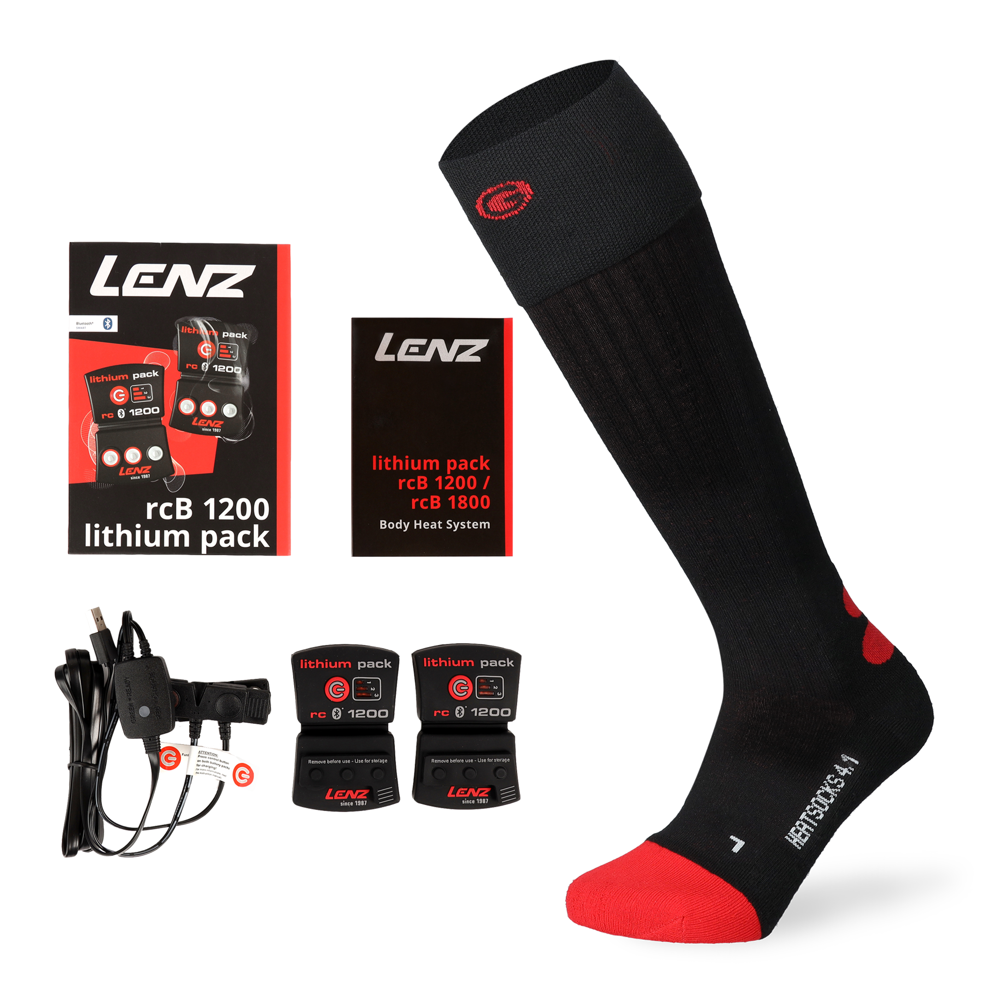 Lenz Varmesokker 1200 BT Pro Set
